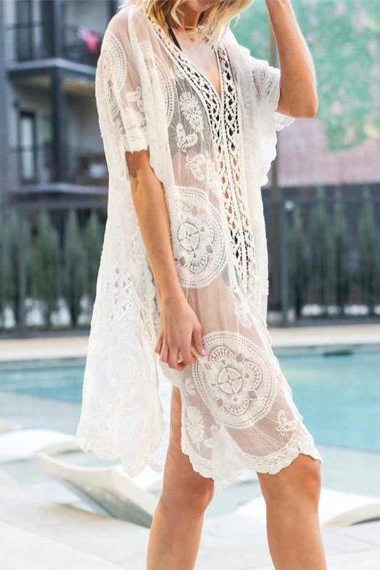 Jan Lace Cover Up - Cover-Ups