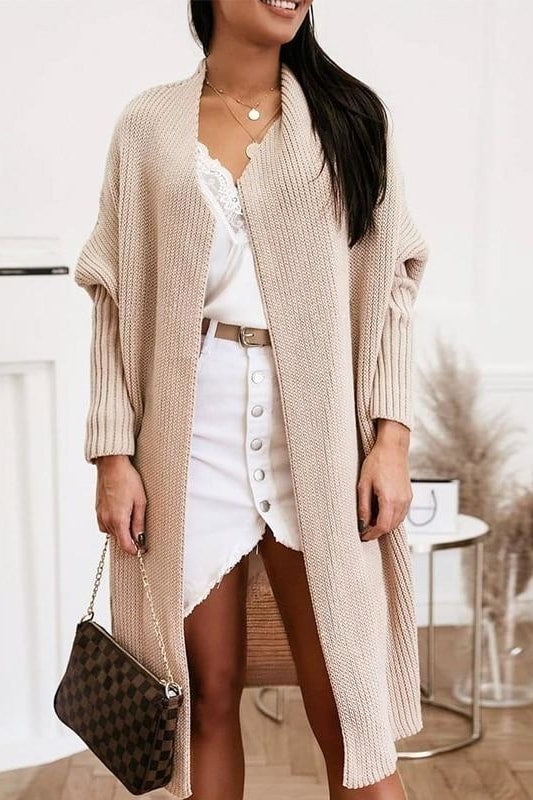 Just Peachy Sweater Cardigan - Clothing