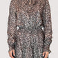 Lana Leopard Ruffle Dress - Clothing