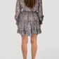 Lana Leopard Ruffle Dress - Clothing