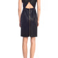 Leather Textured Crossback Dress - Clothing