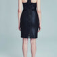 Leather Textured Halter Dress - Clothing