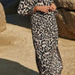 Leopard Kaftan Dress - Clothing