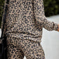 Lexi Leopard Lounge Set - Clothing