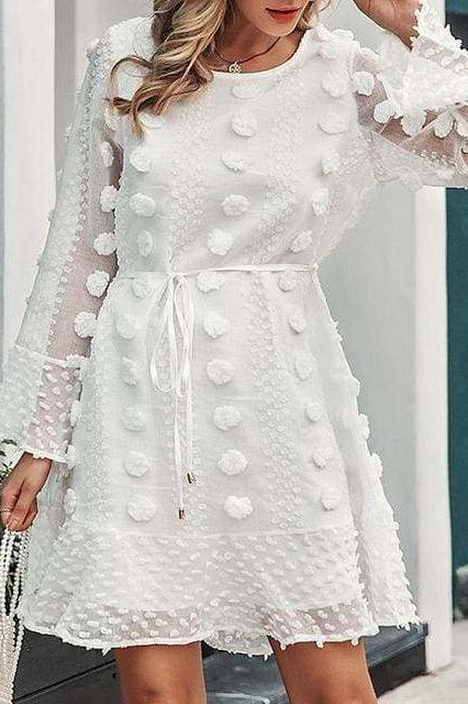 Mimi Pom Pom Dress - Clothing