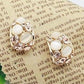 Mini Stone Earrings - Champagne - Jewelry