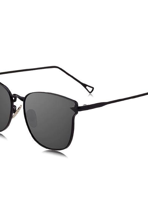 Mirror Mirror Sunglasses - Black - Sunglasses