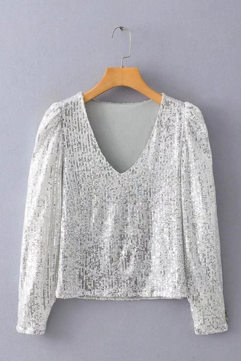 Molly Sequined Top - Tops