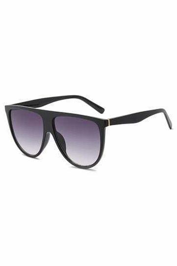 Oversized Flat-Top Sunglasses