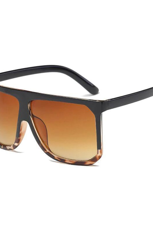 Oversized Ombre Shades - Black & Tortoise - Sunglasses
