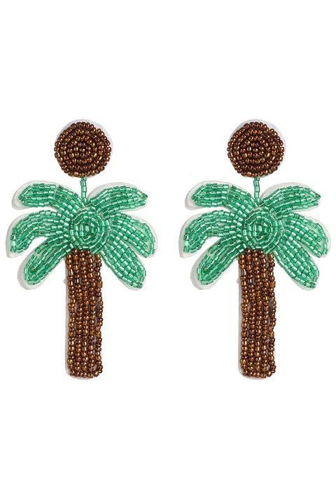 Palm Bead Earrings - Jewelry
