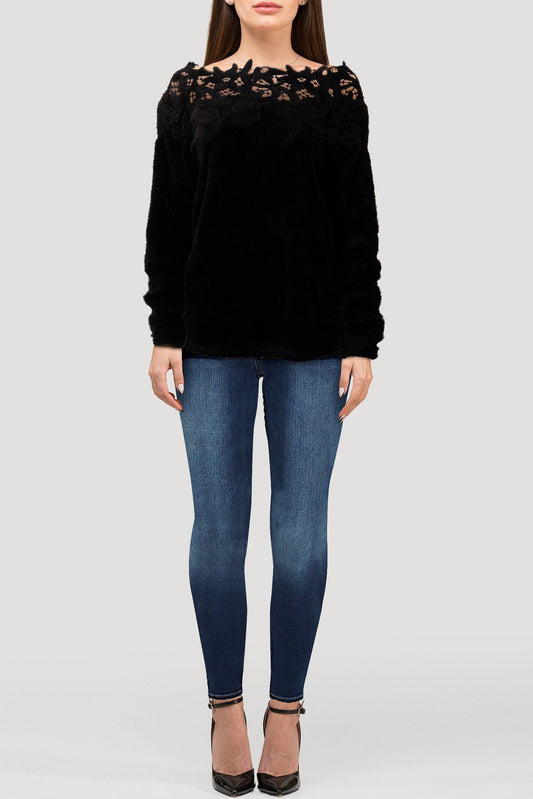 Palmer Plush Sweater - Black / XL