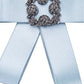 Park Ave Bowknot Brooche - Blue - Accessories