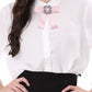 Park Ave Bowknot Brooche - Pink - Accessories