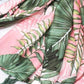 Pink Palm Leaves Tassel Scarf - Accessories