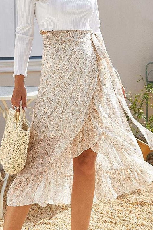 Poppy A-Line Skirt - Yellow / L - Clothing