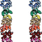 Rainbow Jewel Drop Earrings - Jewelry