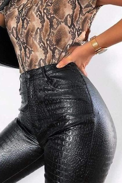 Sarah Snake Pants - Clothing