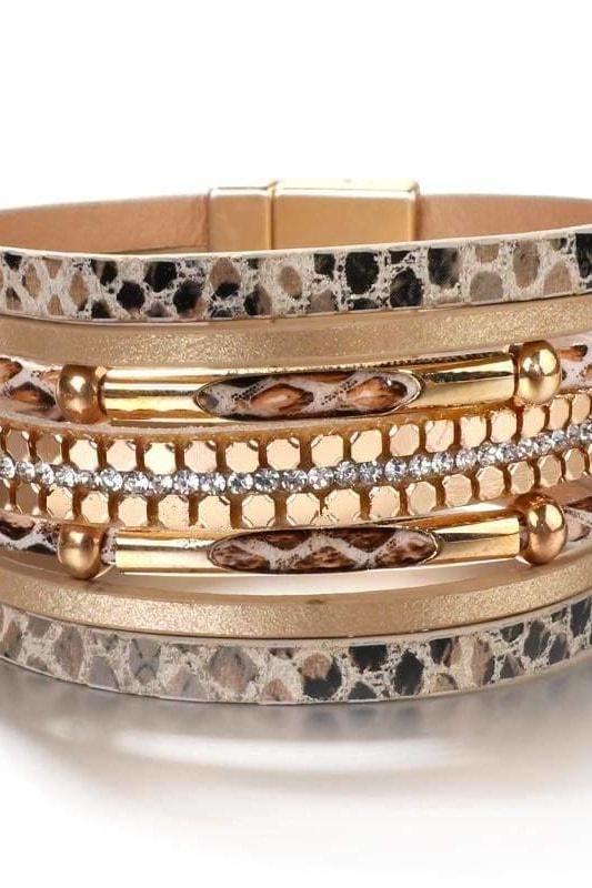 Snakeskin Stack Bracelet - Jewelry