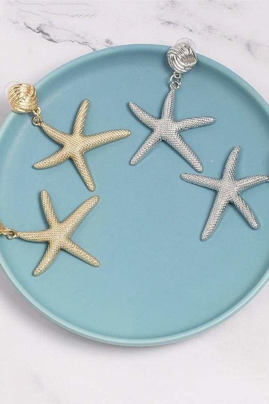 Starfish Earrings - Jewelry