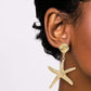 Starfish Earrings - Gold - Jewelry