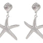 Starfish Earrings - Silver - Jewelry