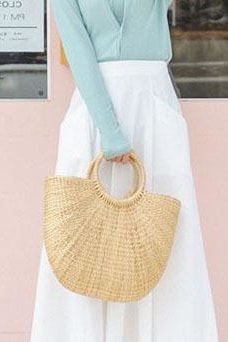 Tamera Straw Bag - Handbags