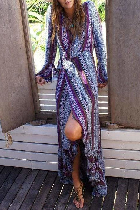 Tayler Cover Up Dress - Purple / One Size - Cover-Ups