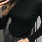 Tenley Turtleneck Bodysuit - Black / M - Clothing