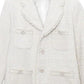 The Essential Tweed Jacket - S / Ivory - Jackets