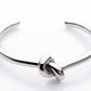 Tie The Knot Bangle - Silver - Jewelry
