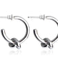 Tie The Knot Earrings - Silver Color - Jewelry