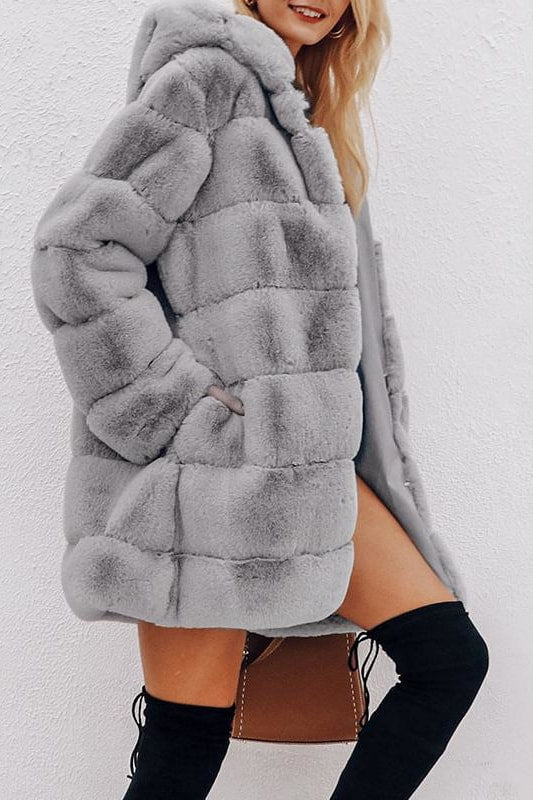 Trixie Faux Fur Coat - Jackets
