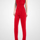Tuxedo Jumpsuit - Small / Red - Clothing