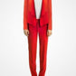 Tuxedo Open Front Jacket - X-Small / Red - Clothing