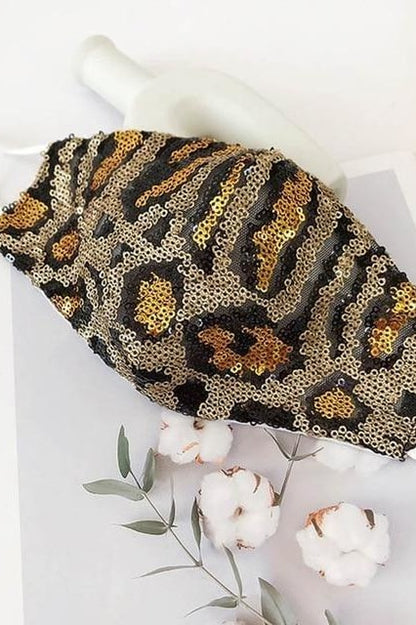 Wild Side Sequin Mask - Style 11 - Accessories